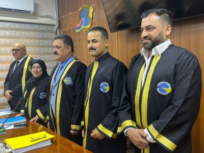 تدريسي في إعلام العراقية عضو لجنة مناقشة في رسالة ماجستير بكلية الإعلام جامعة بغداد